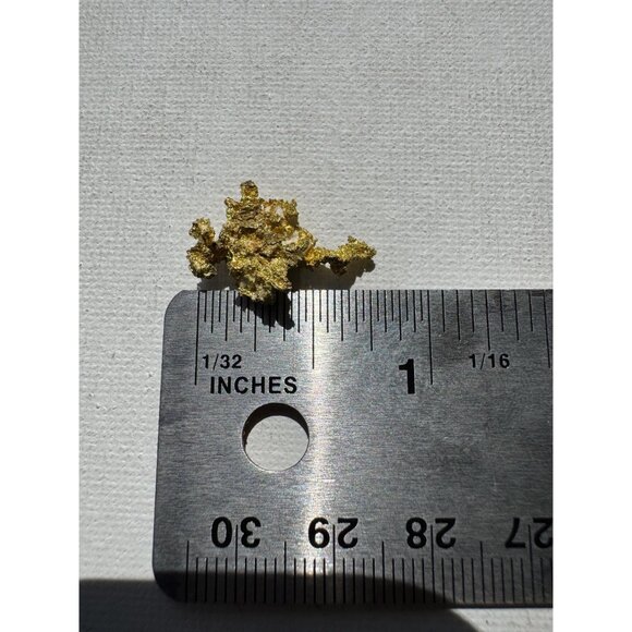 Gold on Quartz Crystal Nugget Specimen - Grass Valley, California - 2.9 - Picture 2 of 8